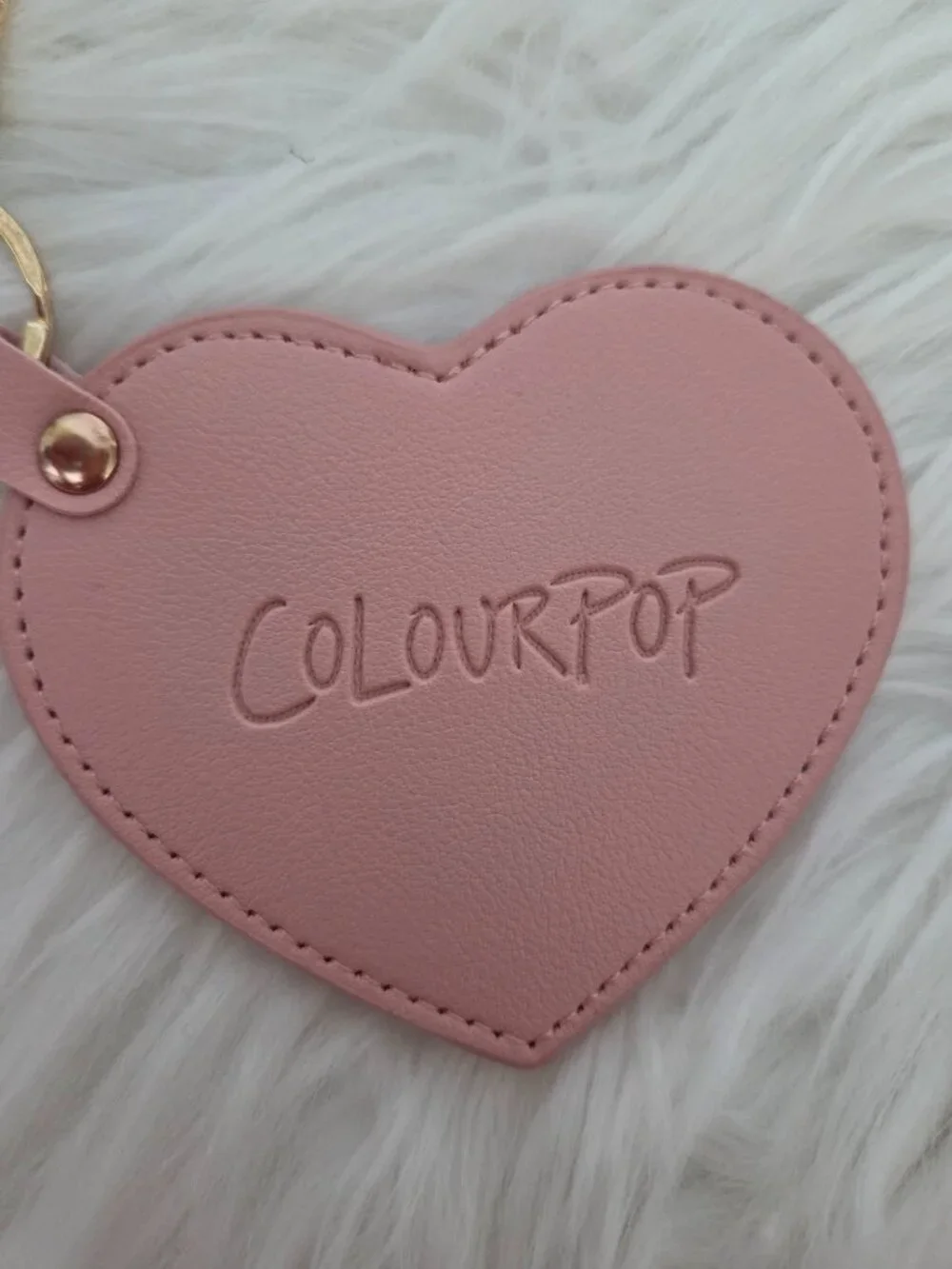 Colourpop Heart Compact Keychain